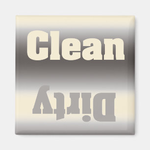Dirty or Clean Dishwasher Magnet - Gradient