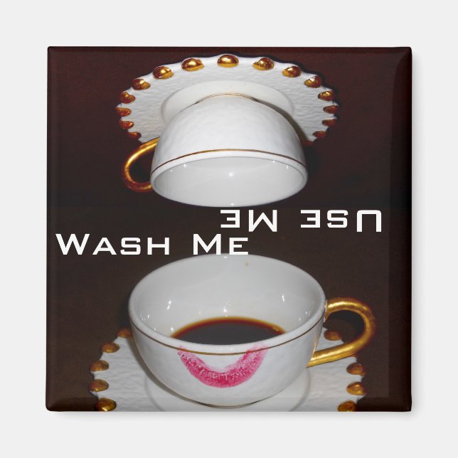 Dirty or Clean : Wash Me or Use Me Dishes Magnet (Front)