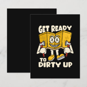 Dirty outdoor - camping funny card