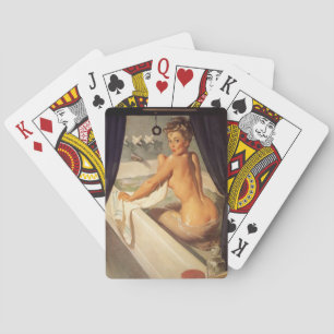 Dirty Pin Up Playing Cards