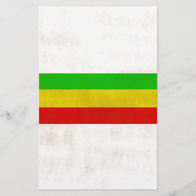 Dirty Rasta Stripes Stationery (Front)