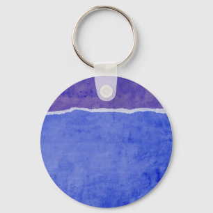 Dirty ripped paper keychain