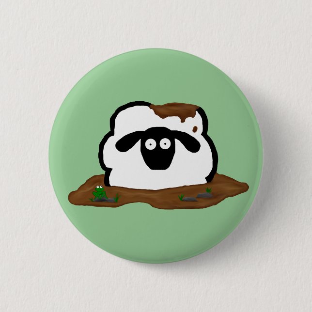 Dirty Sheep Button (Front)