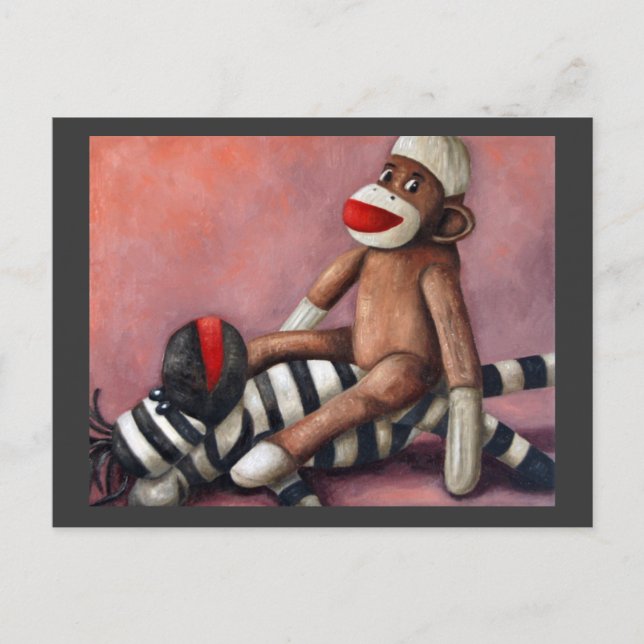 Dirty Socks 3  Playing Dirty Postcard (Front)