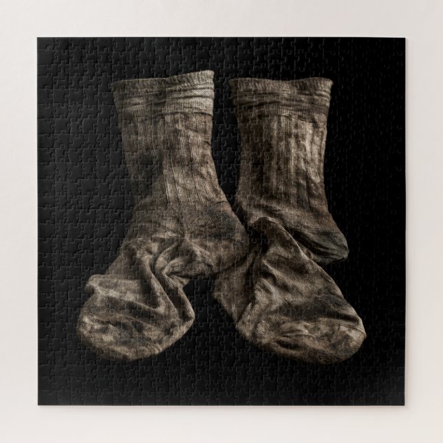 Dirty Socks Collection Jigsaw Puzzle (Vertical)