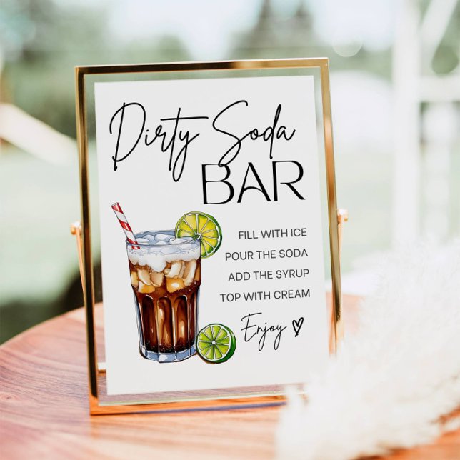 Dirty Soda Bar Sign Print (Creator Uploaded)