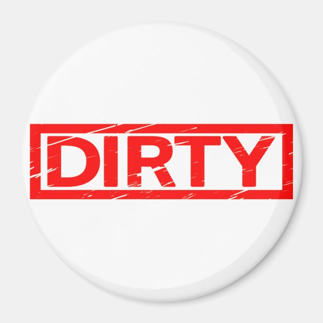 Dirty Stamp Magnet (Front)