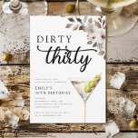 Dirty Thirty 30th Birthday Party Invitation<br><div class="desc">Dirty Thirty 30th Birthday Party Invitation</div>