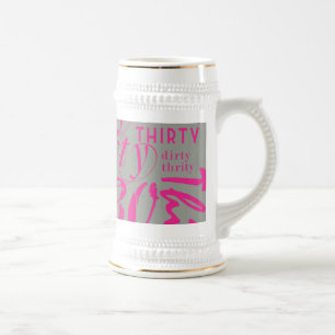 Dirty Thirty Beer Stein