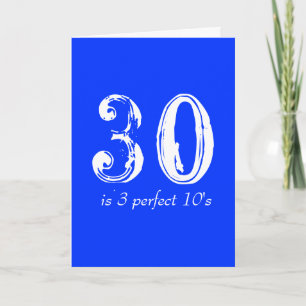 Dirty Thirty Birthday Card