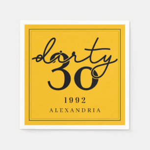 Dirty Thirty - Birthday - Napkins