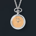 Dirty thirty orange white simple retro birthday ad watch<br><div class="desc">Customize template design</div>