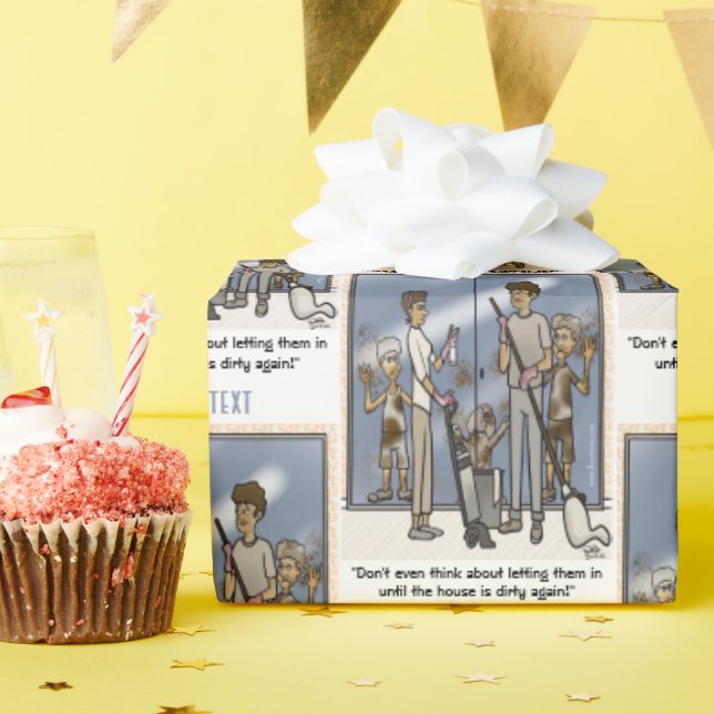 Dirty Wrapping Paper (Birthday Party)