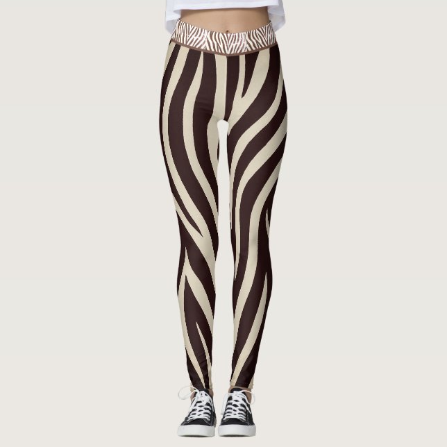 “DIRTY ZEBRA” – ACTIVEWEAR LEGGINGS (Front)