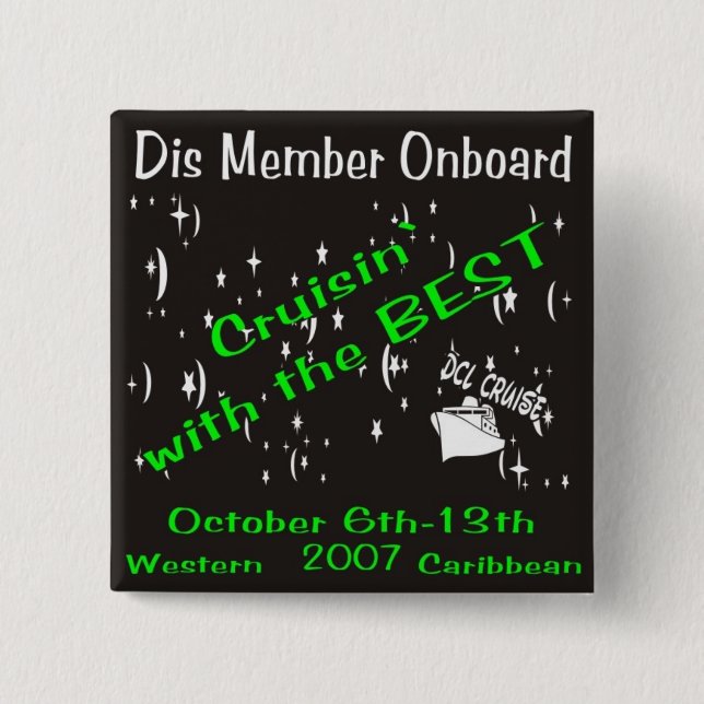dis boards pin10 2 inch square button (Front)