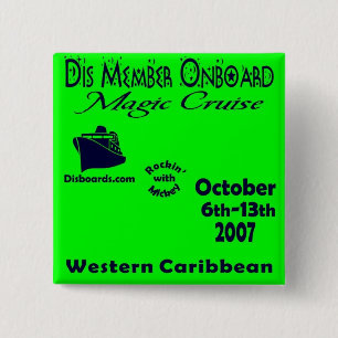 dis boards pin13B 2 Inch Square Button