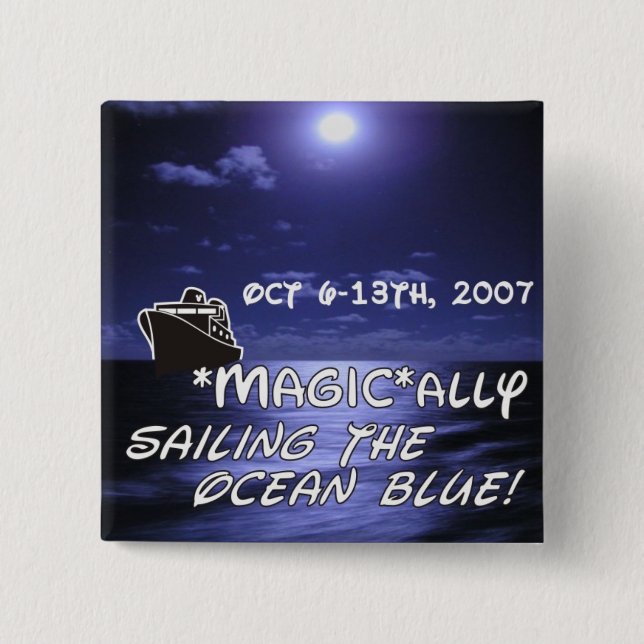 dis boards pin15-Can customize! 2 Inch Square Button (Front)
