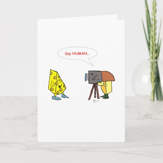 Dis Fromage... Je veux dire Carte d'anniversaire h (Devant)