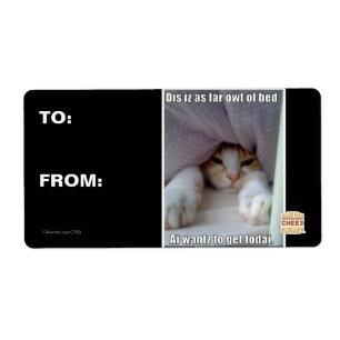 Dis iz as far owt of bed..