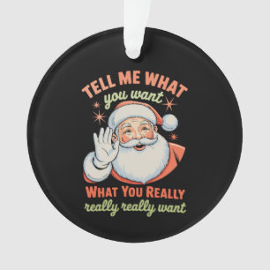 Dis-moi ce que tu veux vraiment pour Noël Xmas