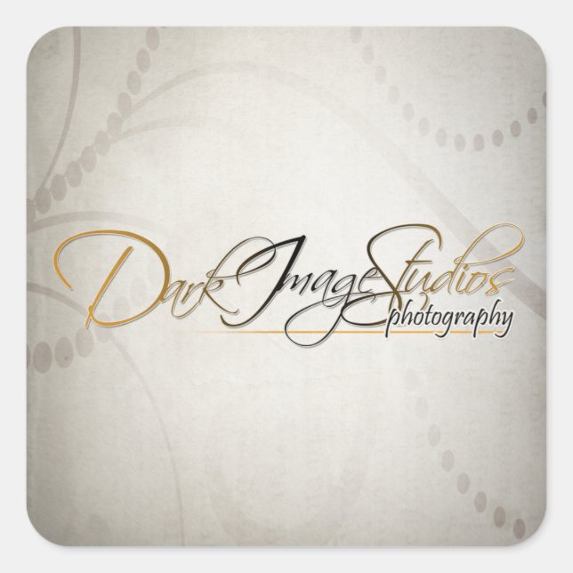 DIS Photography Square Sticker (Front)