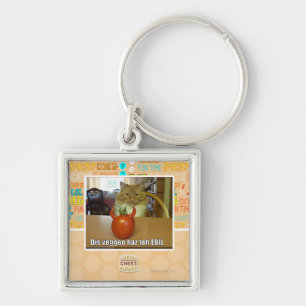 Dis veggee haz the EBIL Keychain