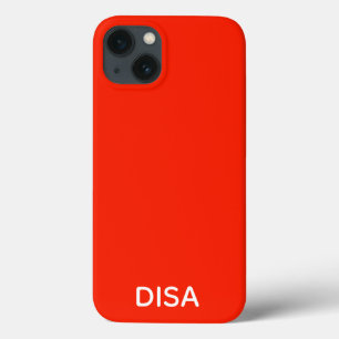 Disa Red color name Case-Mate iPhone Case