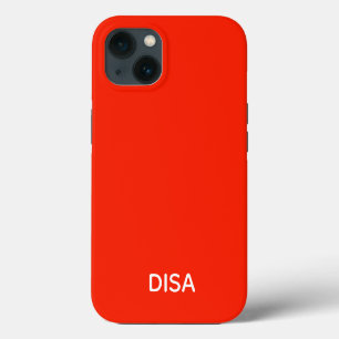 Disa Red colour name Case-Mate iPhone Case