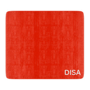 Disa Red colour name Cutting Board
