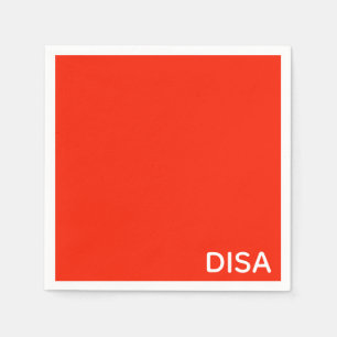 Disa Red colour name Napkin