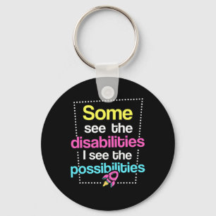 Disabilities  Disabilities Awareness Keychain