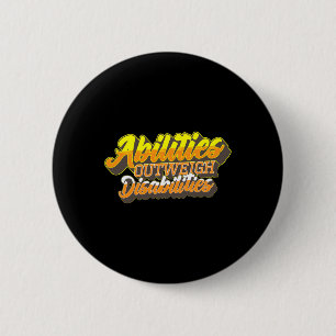 Disabilities World Down Syndrome Day  Women Kids 2 Inch Round Button