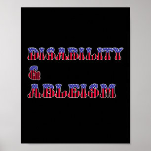 Disability and Ableism Rights are Civil Rights Int Poster