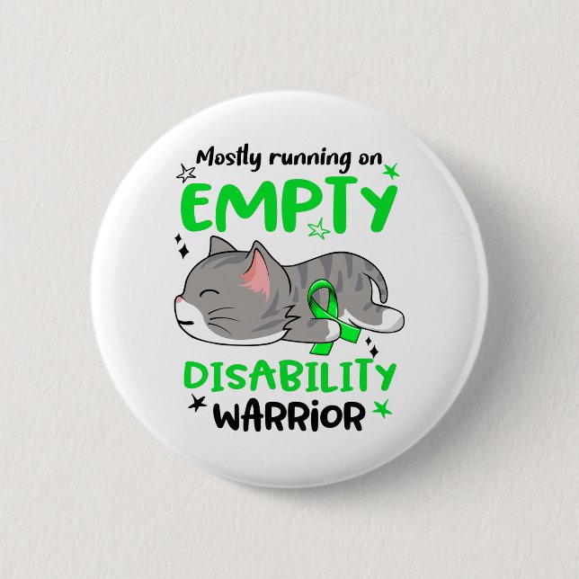 Disability Awareness Month Ribbon Gifts 2 Inch Round Button (Front)