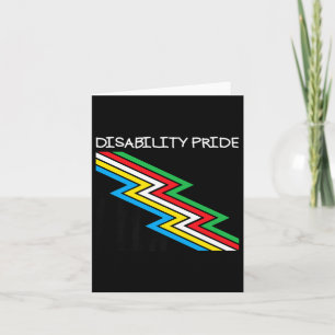Disability Flag Disabled Pride Month Disability Fl Card