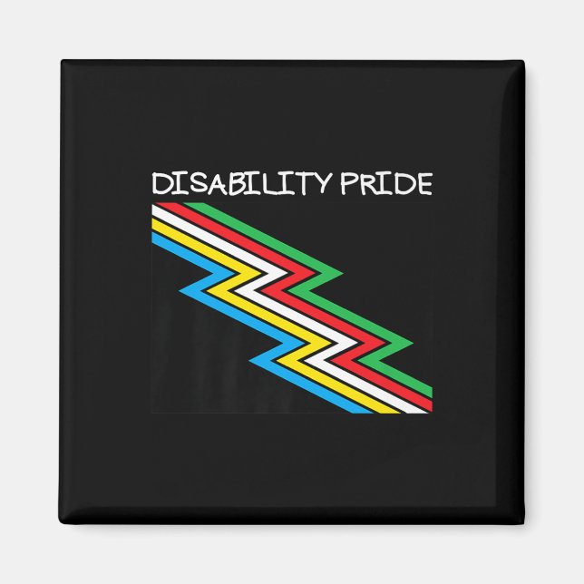 Disability Flag Disabled Pride Month Disability Fl Magnet (Front)