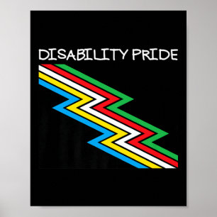 Disability Flag Disabled Pride Month Disability Fl Poster