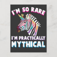 Disability Handicap Colourful Zebra Unicorn