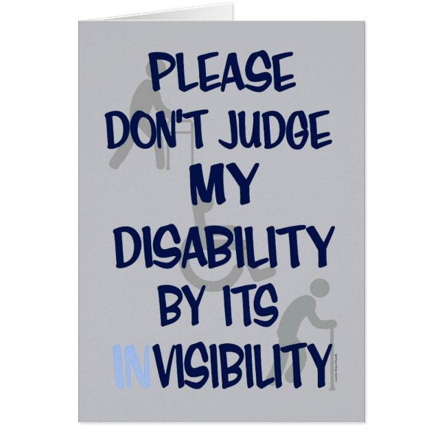 Disability/INvisibility (Front)