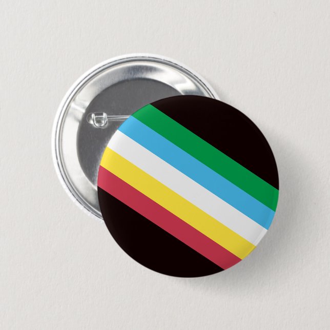 Disability Pride 2 Inch Round Button (Front & Back)