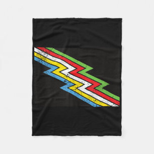 Disability Pride Flag July Disabled Awareness Mont Fleece Blanket