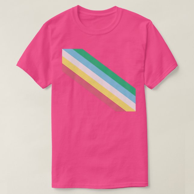 Disability Pride Flag T-Shirt (Design Front)