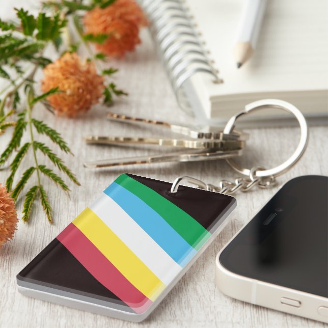 Disability Pride Keychain (Front Right)