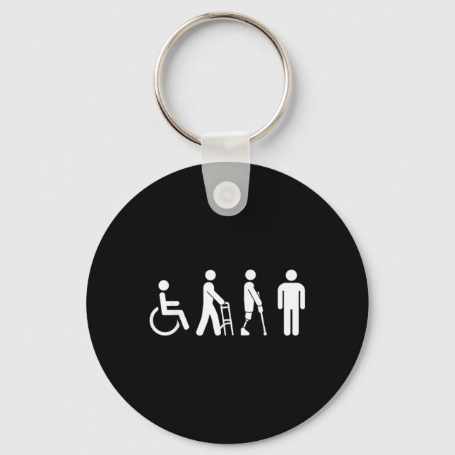 Disability Pride Month Advocate Gift Different Abi Keychain (Front)