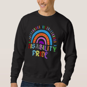 Disability Pride Month Awareness Proud Disabled Sweatshirt