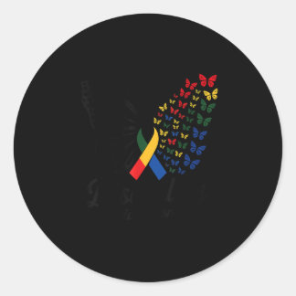 Disability Pride Month Disability Pride Flag _1  Classic Round Sticker