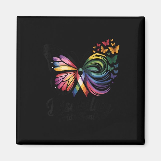 Disability Pride Month Disability Pride Flag _4  Magnet (Front)