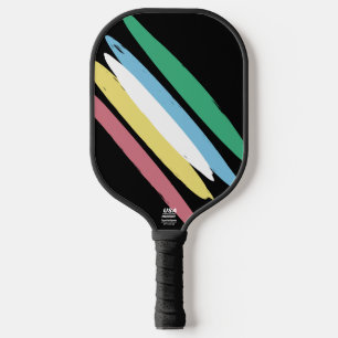 Disability Pride Month Of July Awareness Colors Pickleball Paddle
