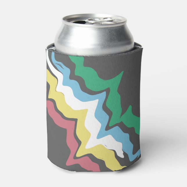 Disability Pride Month Of July Awareness Colours Can Cooler (Can Front)