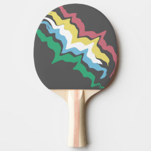 Disability Pride Month Of July Awareness Colours Ping Pong Paddle